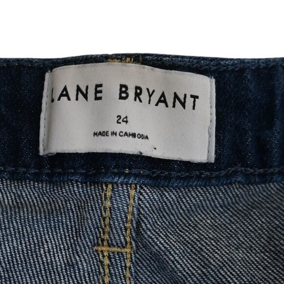 Lane Bryant Womens 24 Plus Signature Fit Slim Straight Ankle Jean - Picture 9 of 12